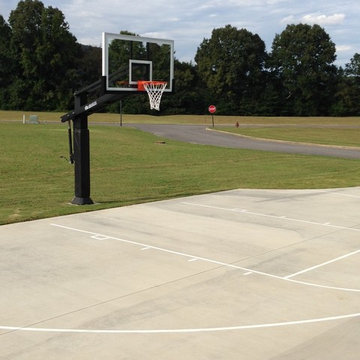 Rachael R's Pro Dunk Diamond Basketball System on a 40x30 in Scottsboro, AL