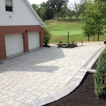 Radiant Heated Driveway with Outside living area in back