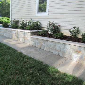 Raised Stone Planting Bed