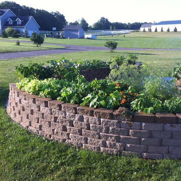 Raised Vegetable Gardens - Segmental Retaining Walls