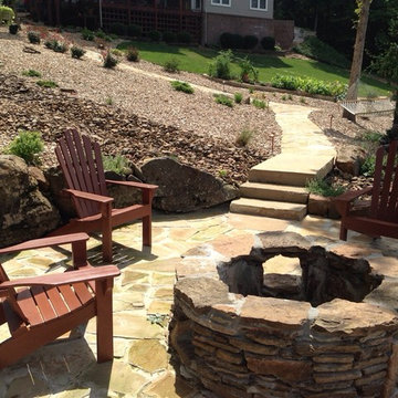 Re-landscape lakeside back yard