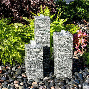Real Stone Artisan Triple Fountains