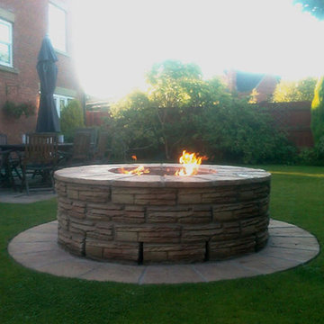 Recent Outdoor Kitchens, Fire Pits & Fireplace by Fine's Gas
