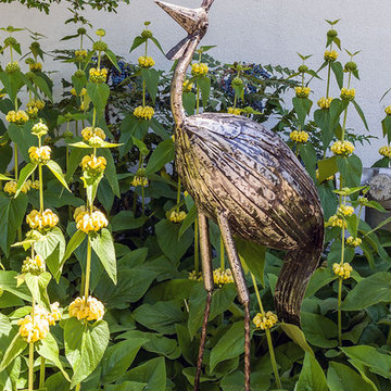 Recycled Metal Crane Statues from Kenya
