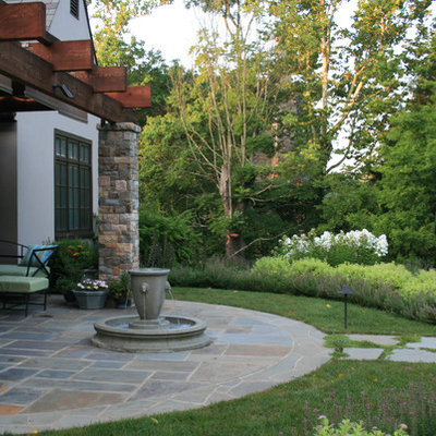 This is an example of a traditional water fountain landscape in DC Metro.