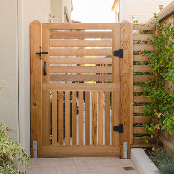 Custom Wood Gate in Refined Relaxation