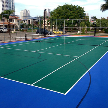 Residential Community Outdoor Court Retro-Fit with SnapSports Surfacing