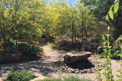 Photo of a rustic landscaping in Phoenix.