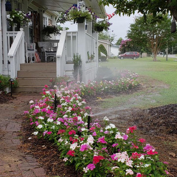 Residential Landscaping Services - Mulch and Flower Bed, Lawn Sprinkler, Irrigat