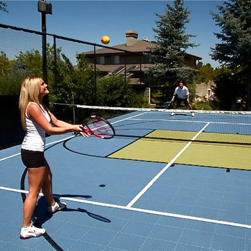 Residential Sport backyard game court