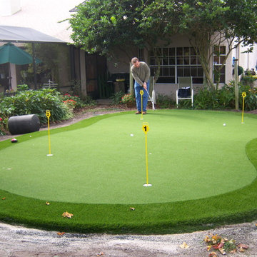 Residential Synthetic Putting Green Pictures
