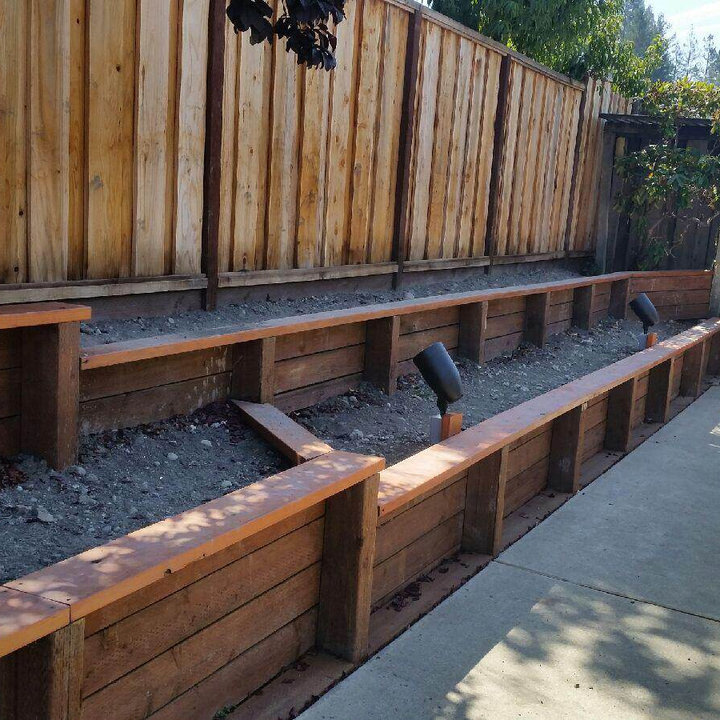 Retaining Wall And Fence Photos & Ideas Houzz