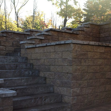 Retaining Wall and Steps