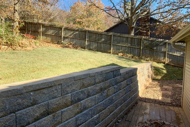 Photo of a retaining wall landscape in Other.