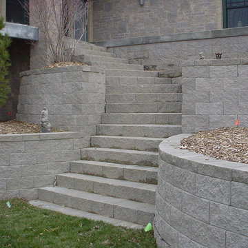 Retaining Walls and Stairs -  Lincoln, NE.