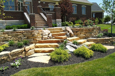 This is an example of a contemporary landscaping in Cincinnati.