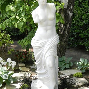 Reverie Place Garden - statue addition landscape & photography