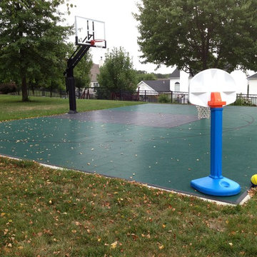 Rob R's Pro Dunk Platinum Basketball System on a 45x30 in Fenton, MO