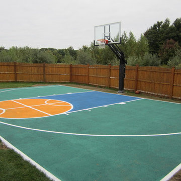 Robert A's Pro Dunk Platinum Basketball System on a 45x25 in Providence, RI