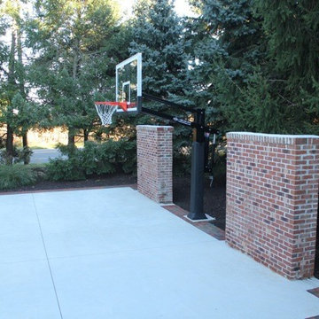 Robert F's Pro Dunk Platinum Basketball System on a 32x32 in Chesterfield, NJ