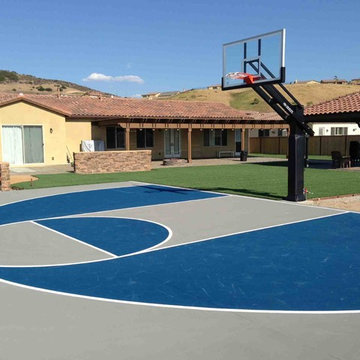 Robert S's Pro Dunk Diamond Basketball System on a 50x30 in Chula Vista, CA