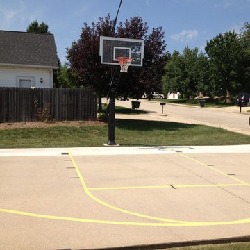 Robert S's Pro Dunk Gold Basketball System on a 48x24 in Rolla, MO