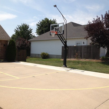 Robert S's Pro Dunk Gold Basketball System on a 48x24 in Rolla, MO
