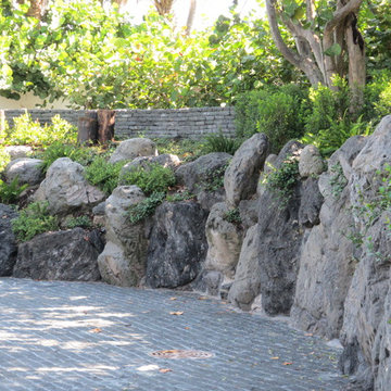 Rock Garden retaining walls