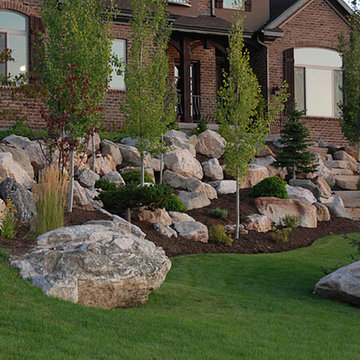 Rock Retaining Wall - Photos & Ideas | Houzz