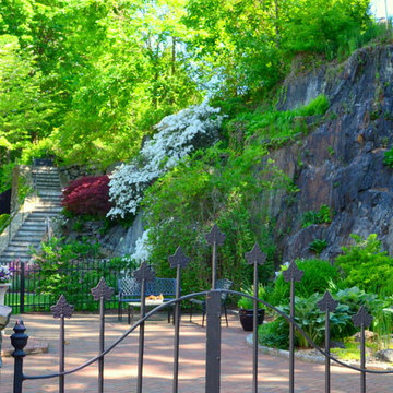 Rock Wall Transformed into Award Winning Garden