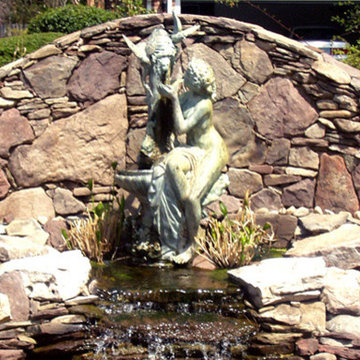 rock water feature