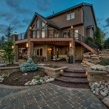 Rocky Mountain Luxury Backyard Landscape