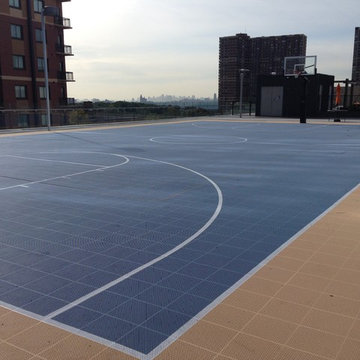 Rooftop Basketball Court
