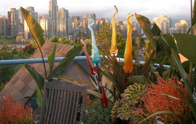 Double Take: Bizarrely Beautiful Spires Bloom on a Vancouver Roof Deck