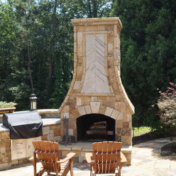 Roswell - Outdoor Fireplace, Kitchen & Pizza Oven