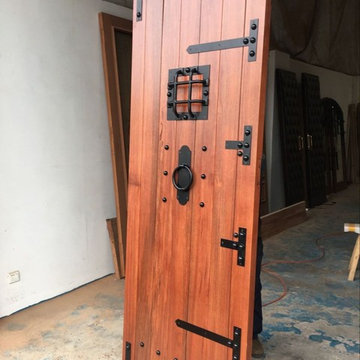 Round Top Forged Iron Rod Cast Single Door With Easy View System