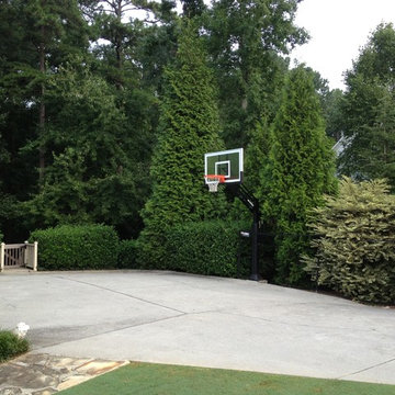 Russ H's Pro Dunk Gold Basketball System on a 48x33 in Marietta, GA