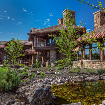 Rustic Elegance in Wolf Creek Ranch, Utah by Cameo Homes Inc.