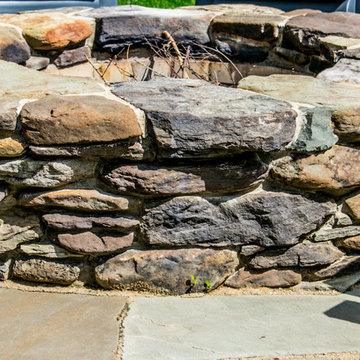 Rustic Fire Pit Stone