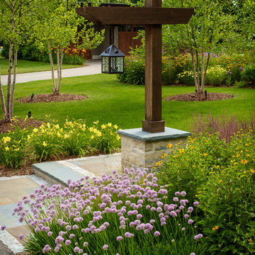 Contemporary Custom Home Landscape Renovation