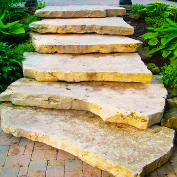 Rustic Natural Stone Steps