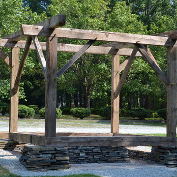 Salvaged Lumber Garden Structure