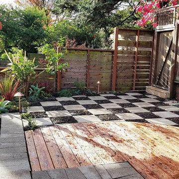 San Francisco Backyard Makeover with Built in Grill