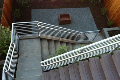 San Francisco Stripped Concrete Stairway