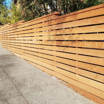 San Rafael Stepped Horizontal Fence
