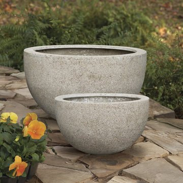 Sandstone Outdoor Planter Bowls