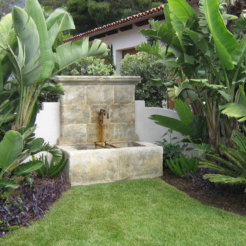 Santa Barbara Limestone fountain