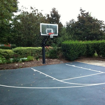Scott C's Pro Dunk Platinum Basketball System on a 42x35 in Simpsonville, SC
