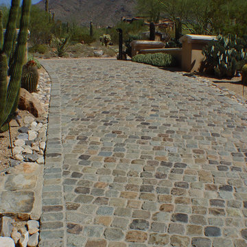 Scottsdale AZ: Granite Cobblestone 6x6