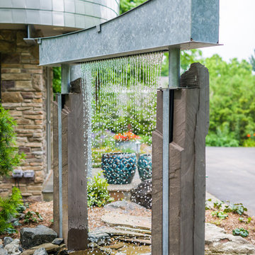 Sculptural Water Garden